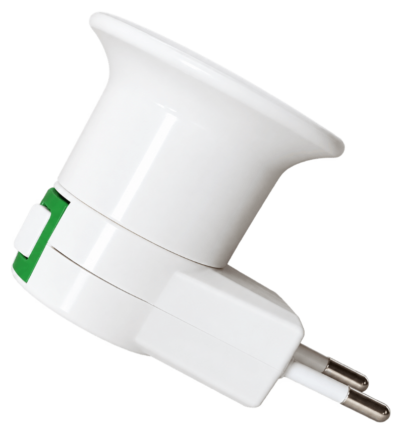 Bijelo grlo lampe s prekidačem