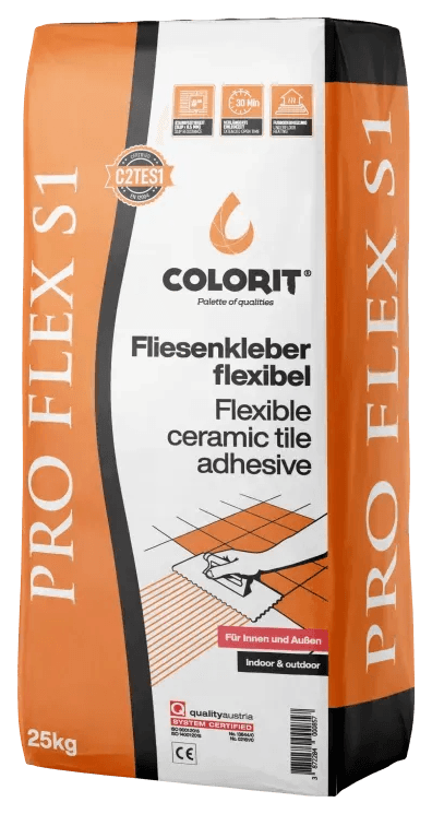 Colorit Pro Flex S1, fotografija prikazuje vreću od 25 kg