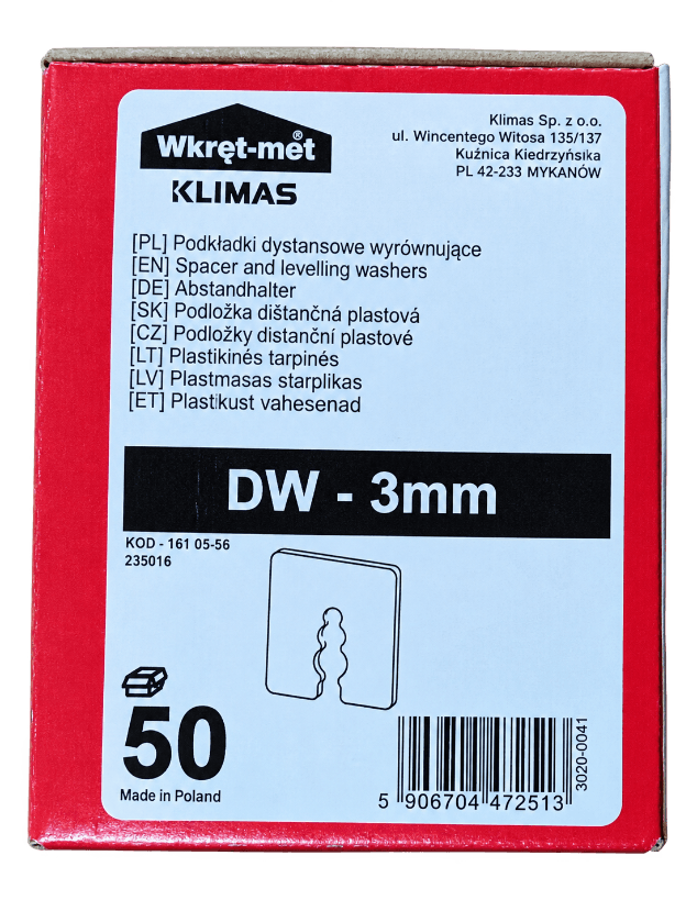 Plastični distanceri D100W