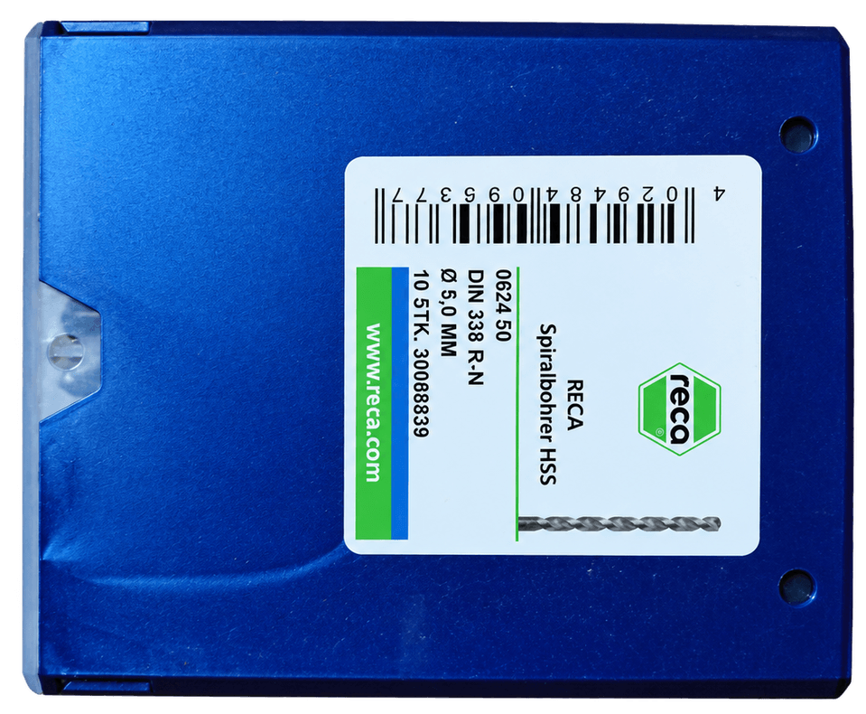 RECA HSS svrdla 5,0 mm, 10 kom