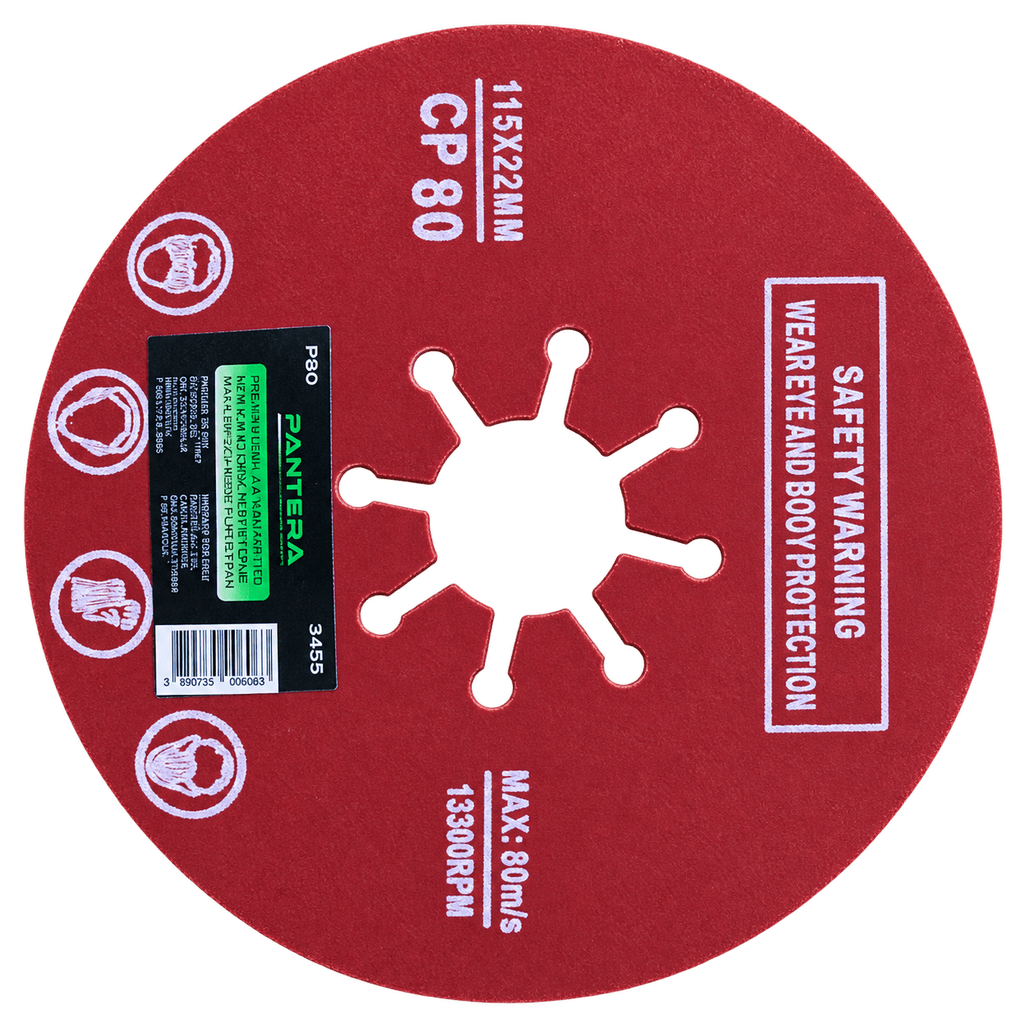 Fiber brusni disk, crveni
