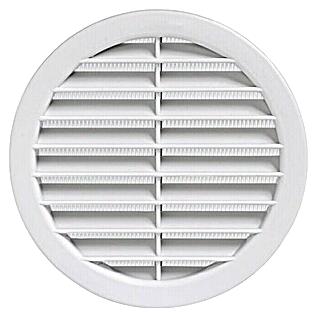 Bijela Okrugla Ventilacijska Rešetka
