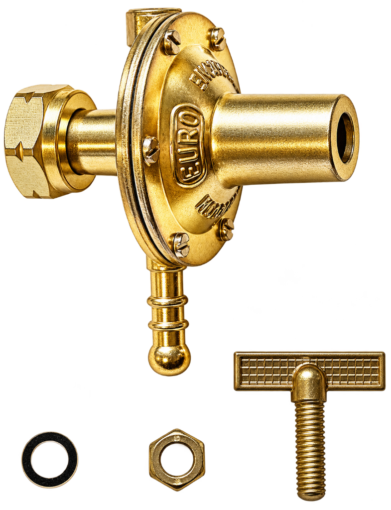 Mesingani regulator plina s priborom