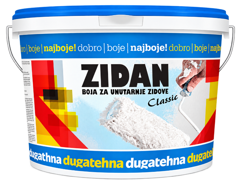 Zidan boja za unutarnje zidove