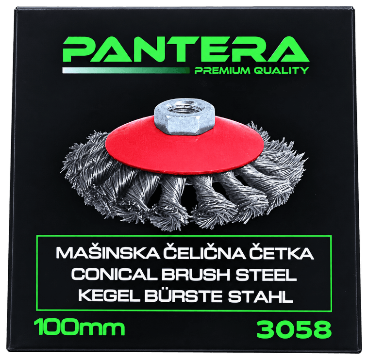 Pantera konusna čelična četka 100 mm