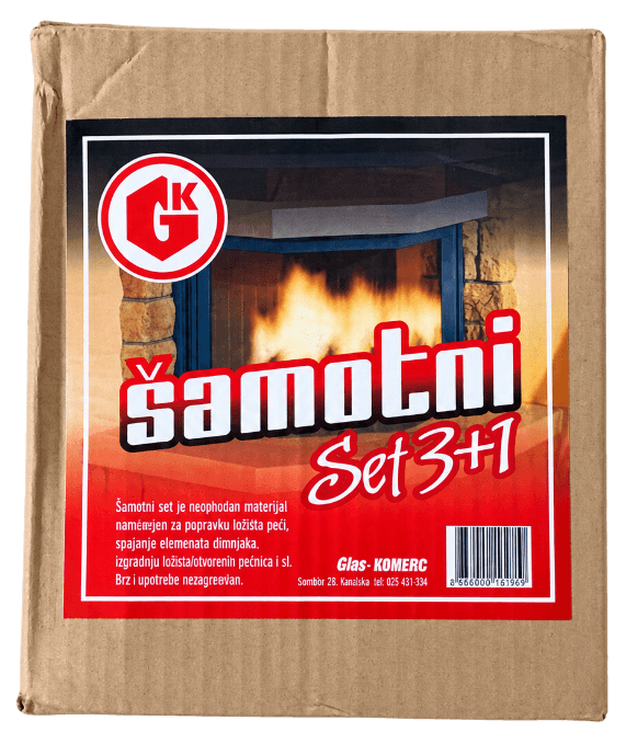Šamotni set 3+1