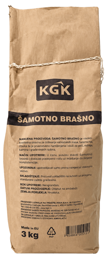 KGK šamotno brašno 3 kg